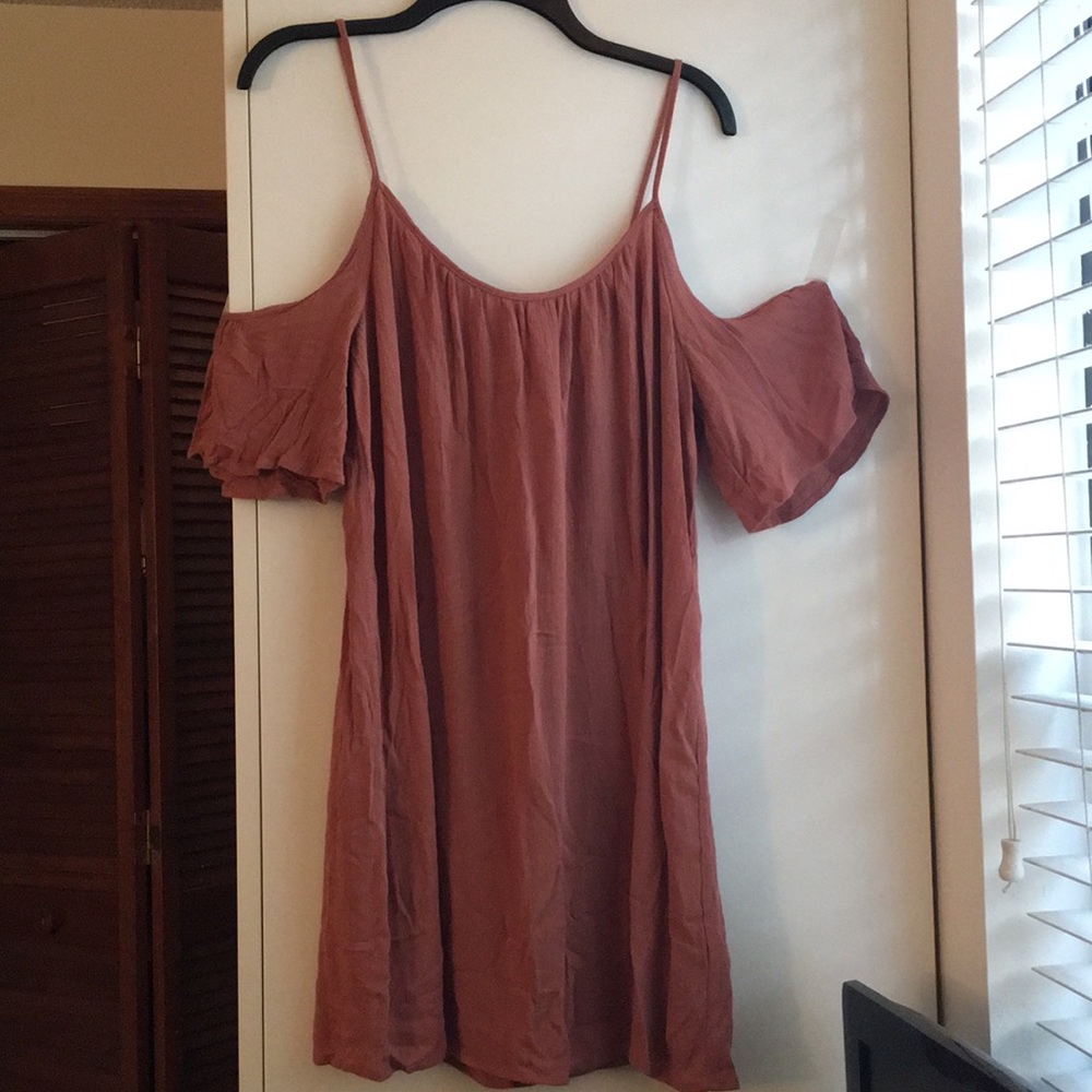 Forever 21 pink off the shoulder dress